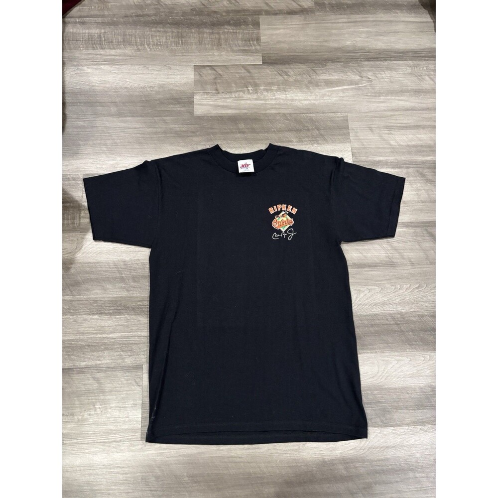 Vintage Orioles Cal Ripkin Jr Tshirt Size Large Made In USA MLB Baseball 90s